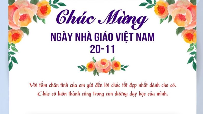 99+ Những hình ảnh đẹp nhất ngày 20/11 kỷ niệm ngày Nhà giáo Việt Nam