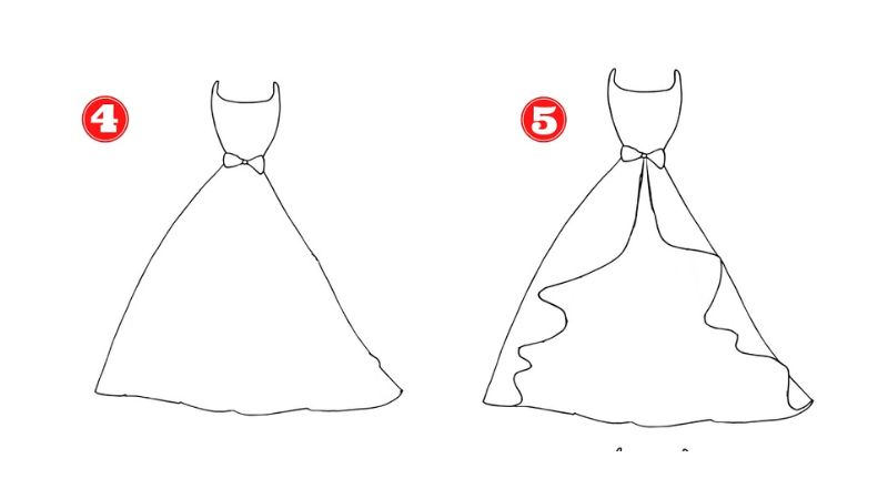 Vẽ váy: Tổng hợp những cách vẽ đẹp, dễ thương và cực đơn giản dành cho bạn
