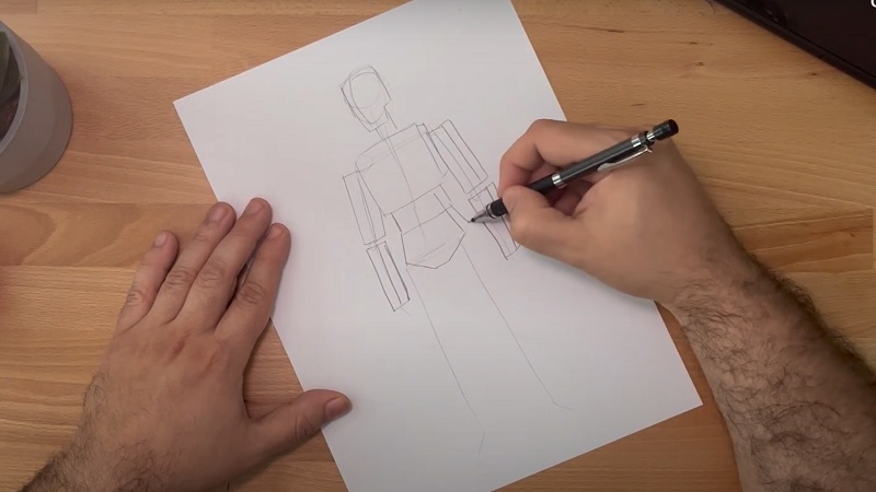 Cách vẽ người đơn giản: Hãy nhớ các bước sau