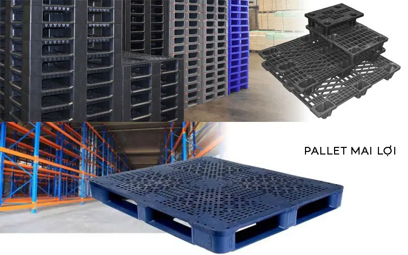 Các loại pallet nhựa, kích thước, tính năng, giá thành mỗi loại - Pallet Mai Lợi