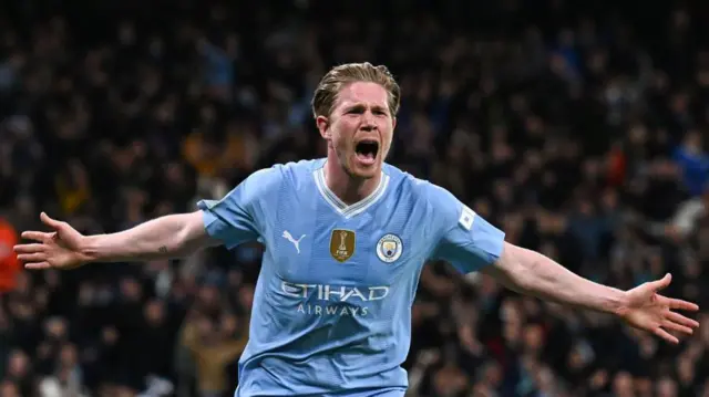 Kevin De Bruyne ghi tên thứ 400 tại Man City - BBC News Hausa