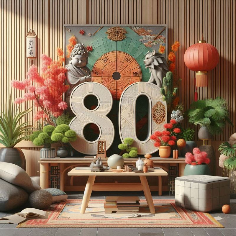 Ý nghĩa phong thủy của số 80: Tài lộc và sự khởi đầu